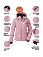 Women's Quilted ski jacket KSW 31 WMN SKI QLTD JCKT