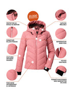 Women's Quilted ski jacket KSW 31 WMN SKI QLTD JCKT