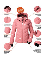 Women's Quilted ski jacket KSW 31 WMN SKI QLTD JCKT