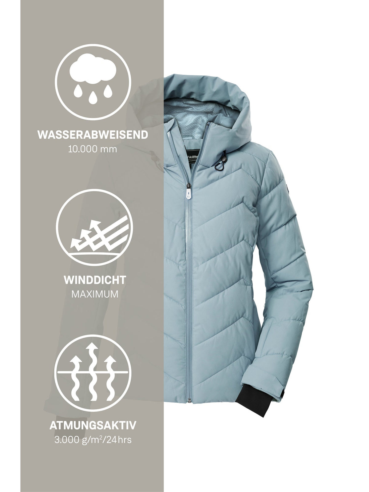 Women's Quilted ski jacket KSW 31 WMN SKI QLTD JCKT