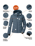 Women's Quilted ski jacket KSW 31 WMN SKI QLTD JCKT