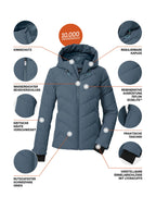 Women's Quilted ski jacket KSW 31 WMN SKI QLTD JCKT
