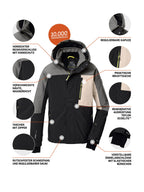 Boy's Ski jacket KSW 200 BYS SKI JCKT