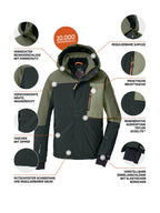 Boy's Ski jacket KSW 200 BYS SKI JCKT