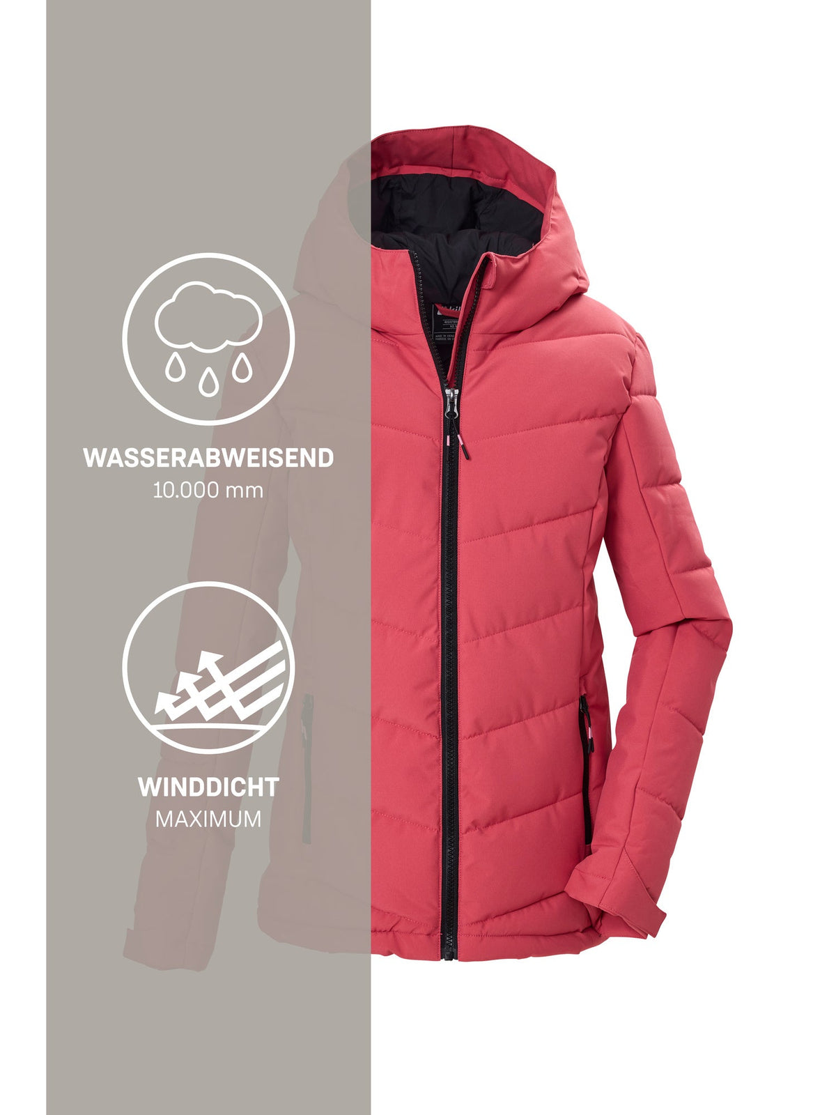 Girl's Quilted jacket KOW 220 GRLS QLTD JCKT