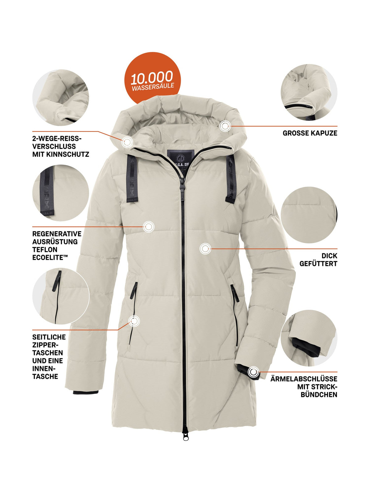 Women's Quilted parka GW 30 WMN QLTD PRK