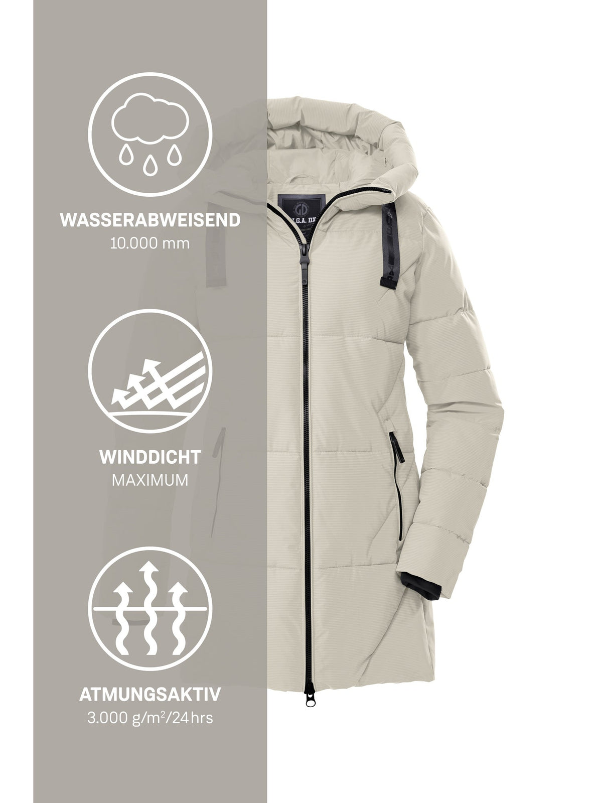 Women's Quilted parka GW 30 WMN QLTD PRK