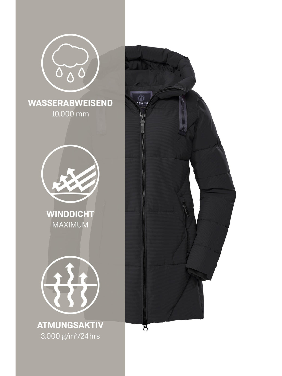 Women's Quilted parka GW 30 WMN QLTD PRK