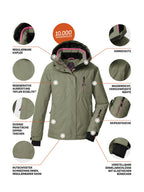 Girl's Ski jacket KSW 205 GRLS SKI JCKT