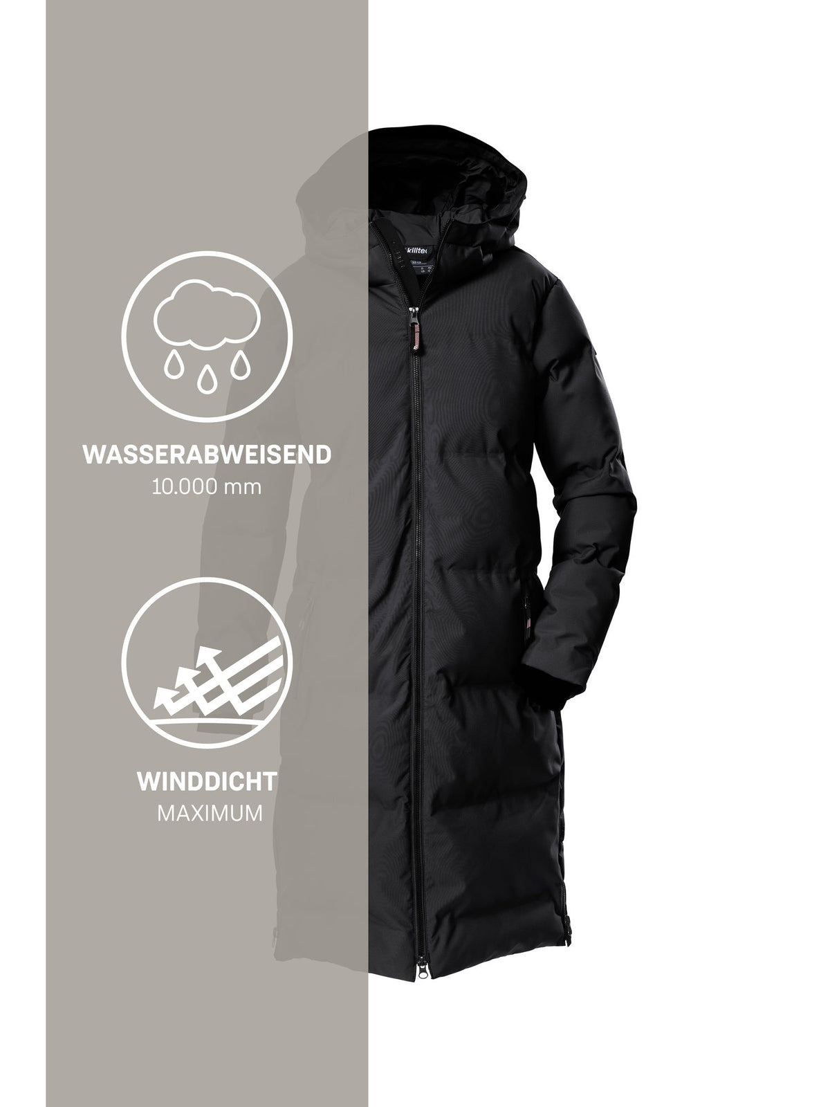 Girl's Quilted coat KOW 237 GRLS QLTD CT