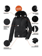 Women's Quilted ski jacket KSW 113 WMN SKI QLTD JCKT