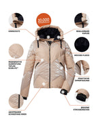 Women's Quilted ski jacket KSW 113 WMN SKI QLTD JCKT