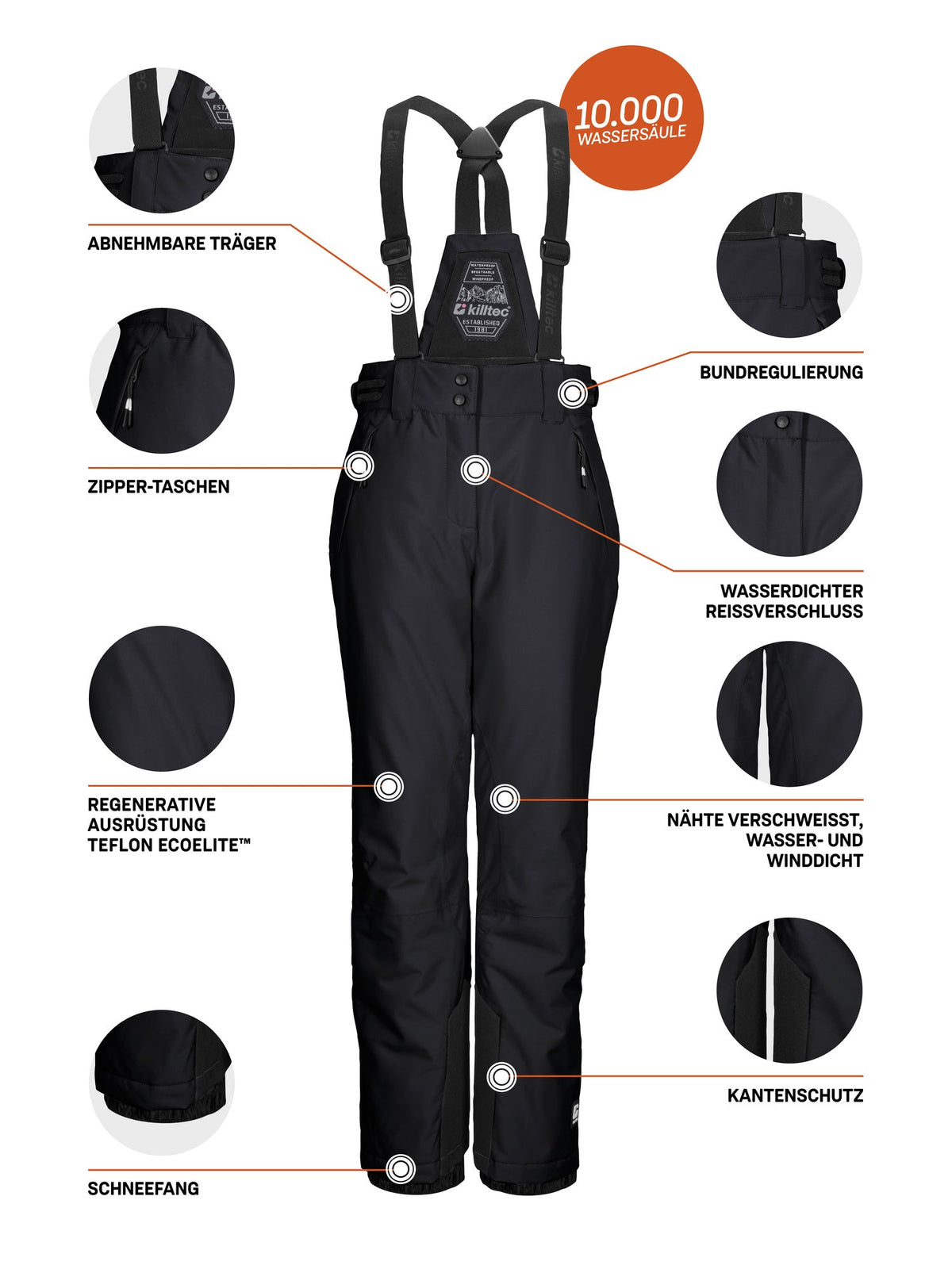 Girl's Ski pants KSW 213 GRLS SKI PNTS