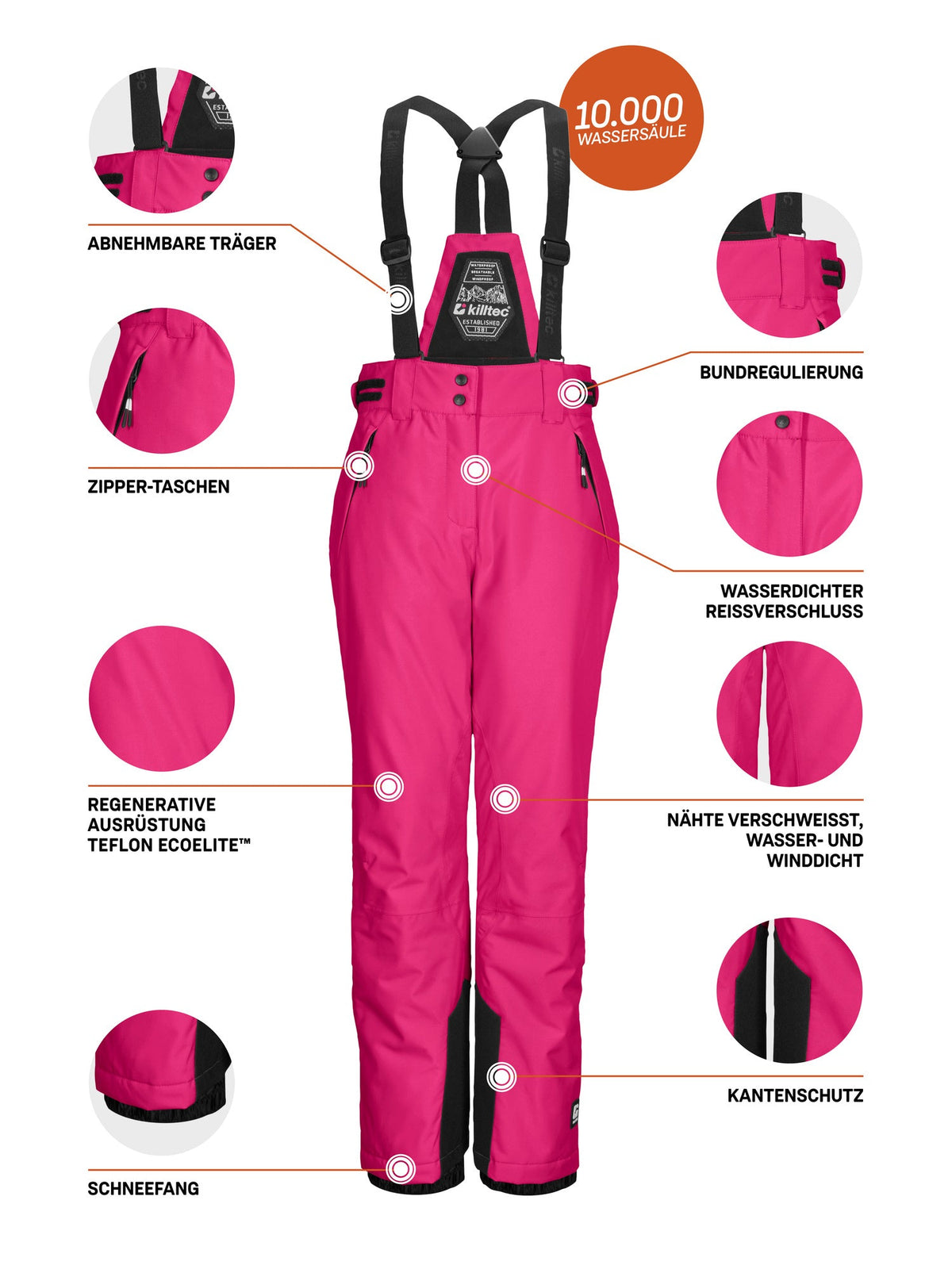 Girl's Ski pants KSW 213 GRLS SKI PNTS