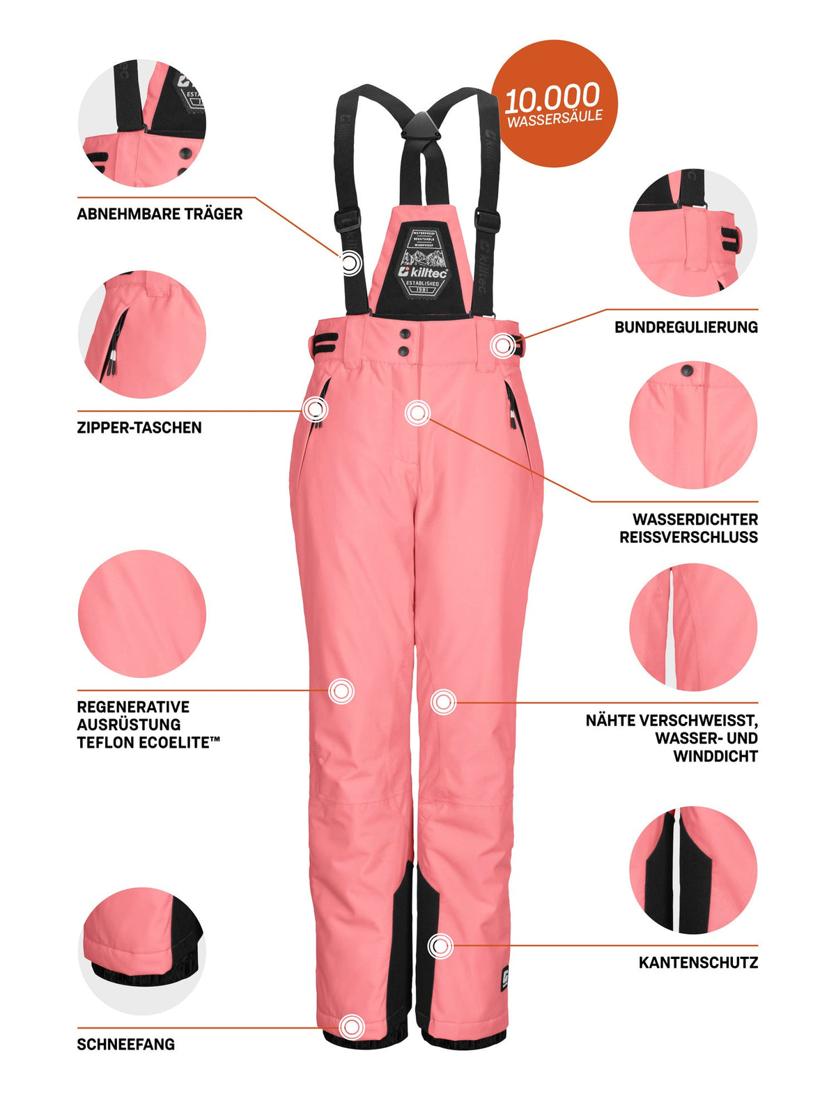 Girl's Ski pants KSW 213 GRLS SKI PNTS
