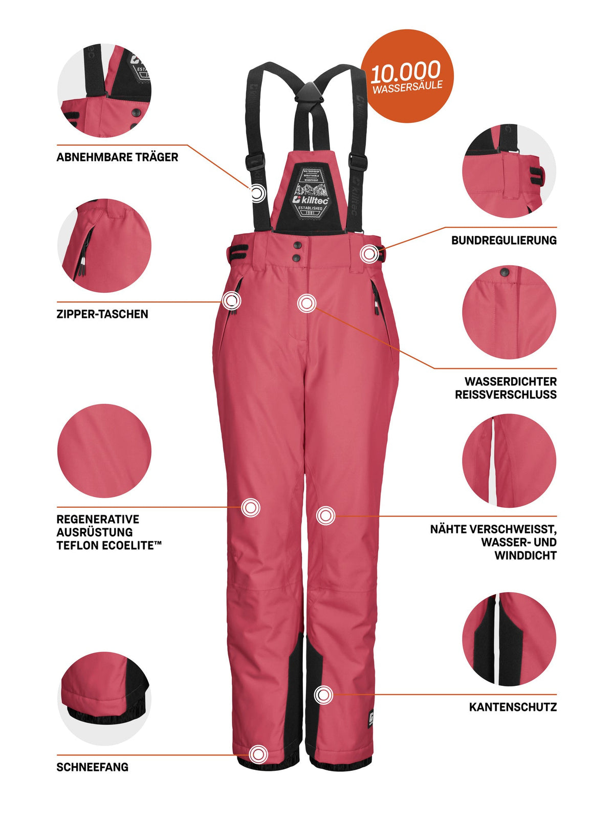 Girl's Ski pants KSW 213 GRLS SKI PNTS