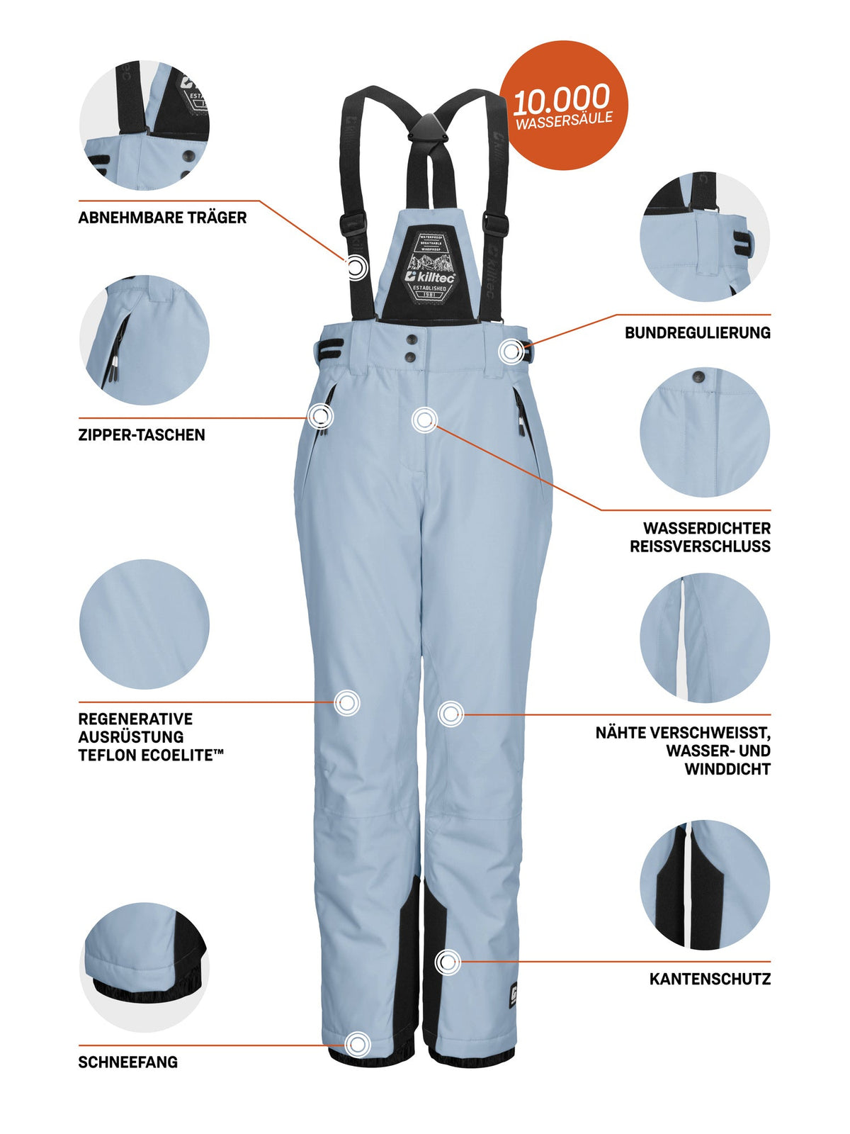 Girl's Ski pants KSW 213 GRLS SKI PNTS