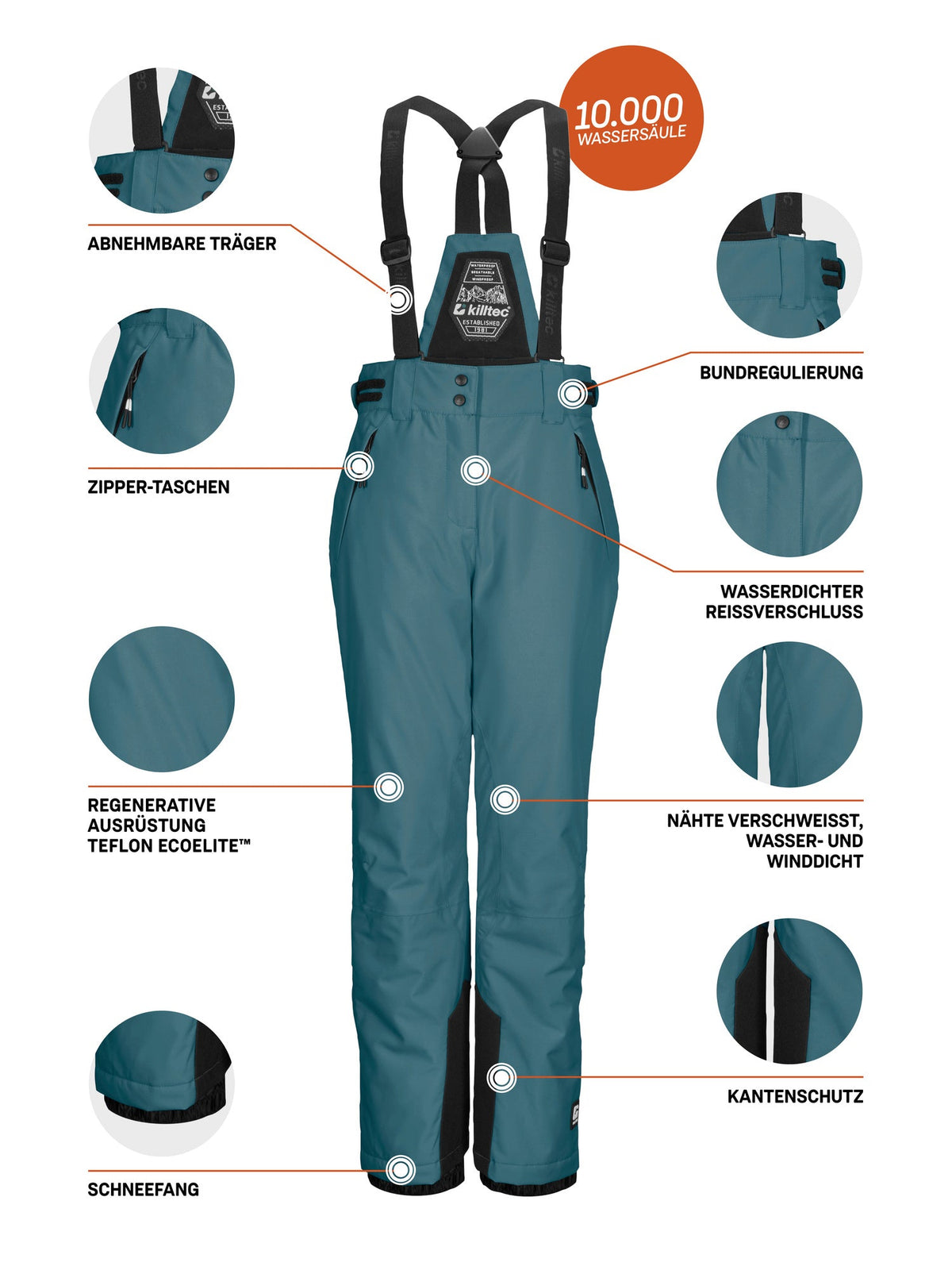 Girl's Ski pants KSW 213 GRLS SKI PNTS