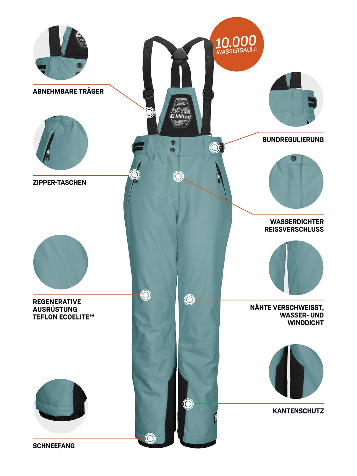 Girl's Ski pants KSW 213 GRLS SKI PNTS