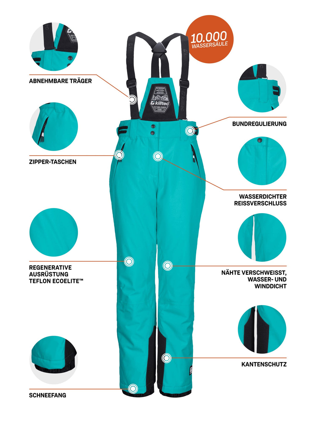 Girl's Ski pants KSW 213 GRLS SKI PNTS