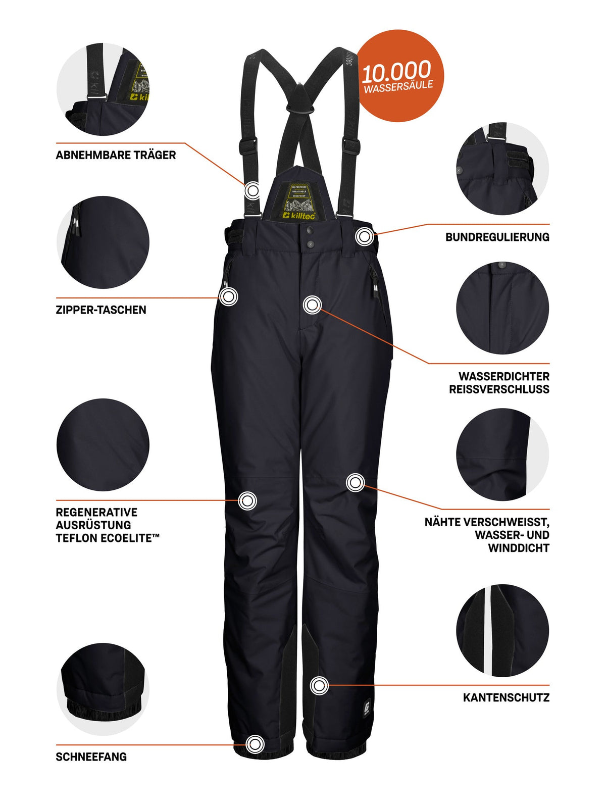 Boy's Ski pants KSW 214 BYS SKI PNTS