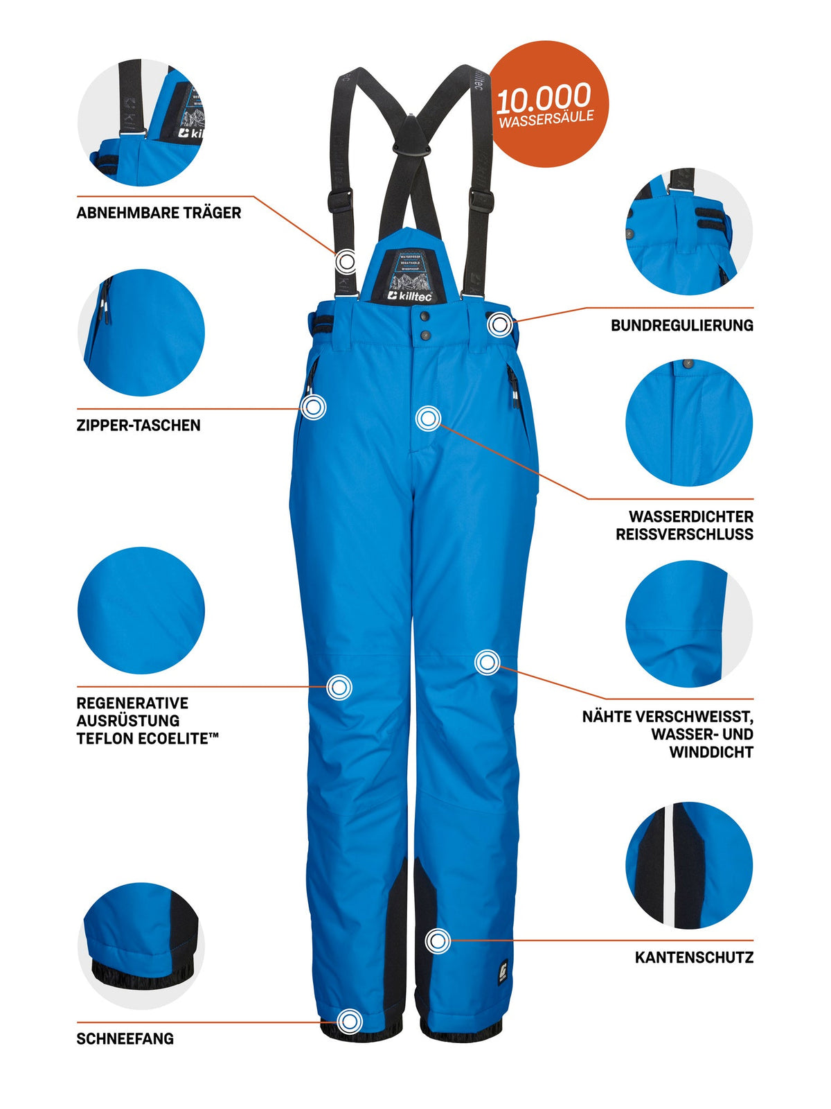 Boy's Ski pants KSW 214 BYS SKI PNTS