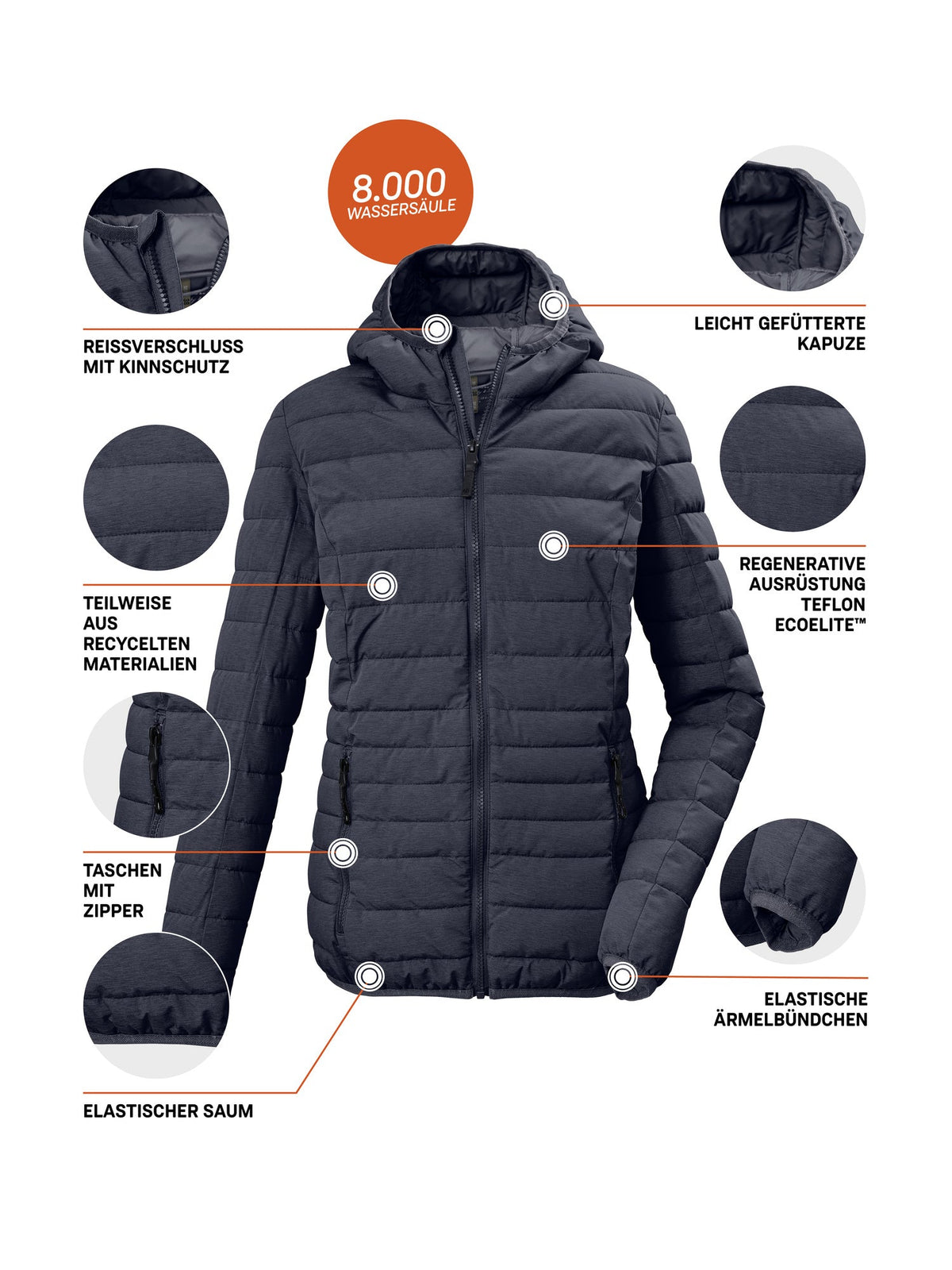 Women's Quilted jacket GW 49 WMN QLTD JCKT