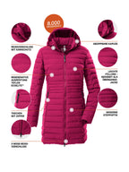 Women's Quilted parka GW 77 WMN QLTD PRK
