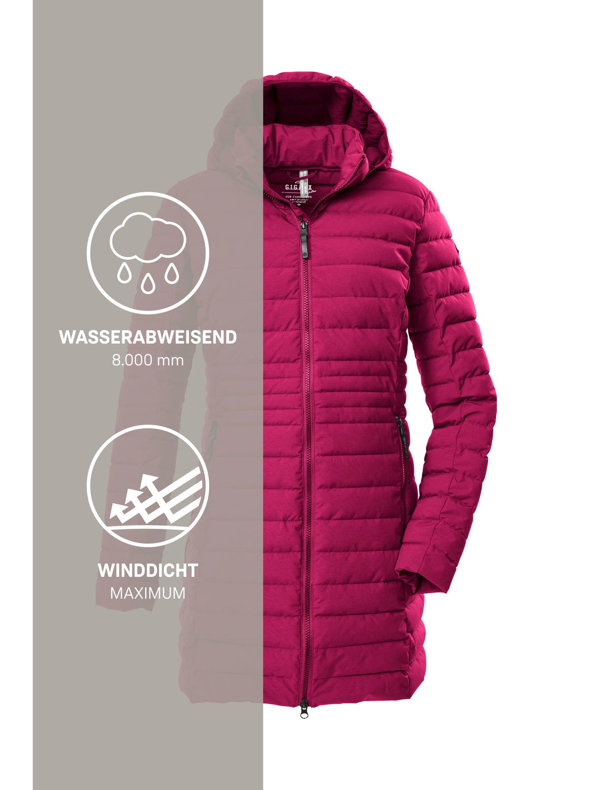 Women's Quilted parka GW 77 WMN QLTD PRK