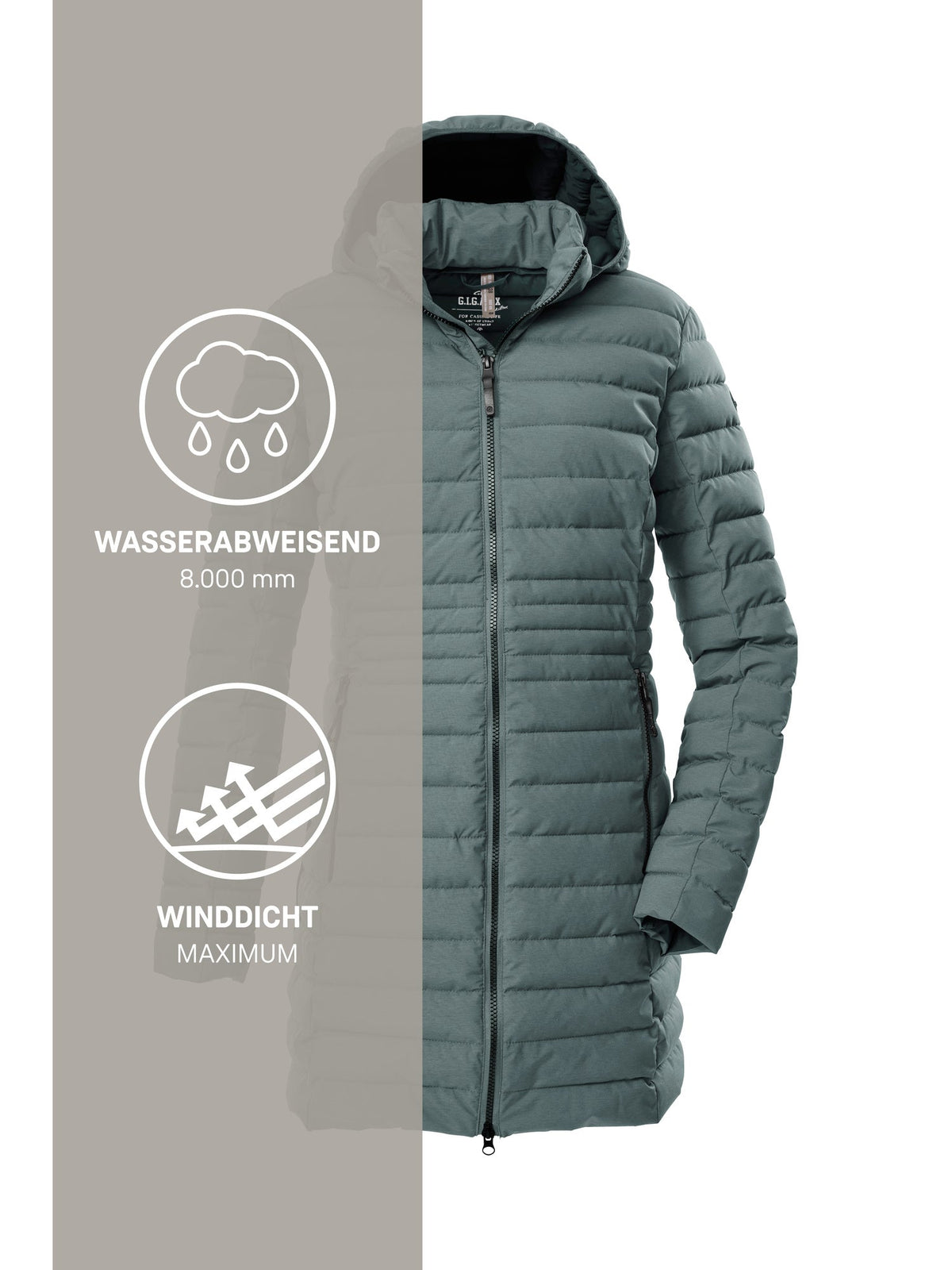 Women's Quilted parka GW 77 WMN QLTD PRK