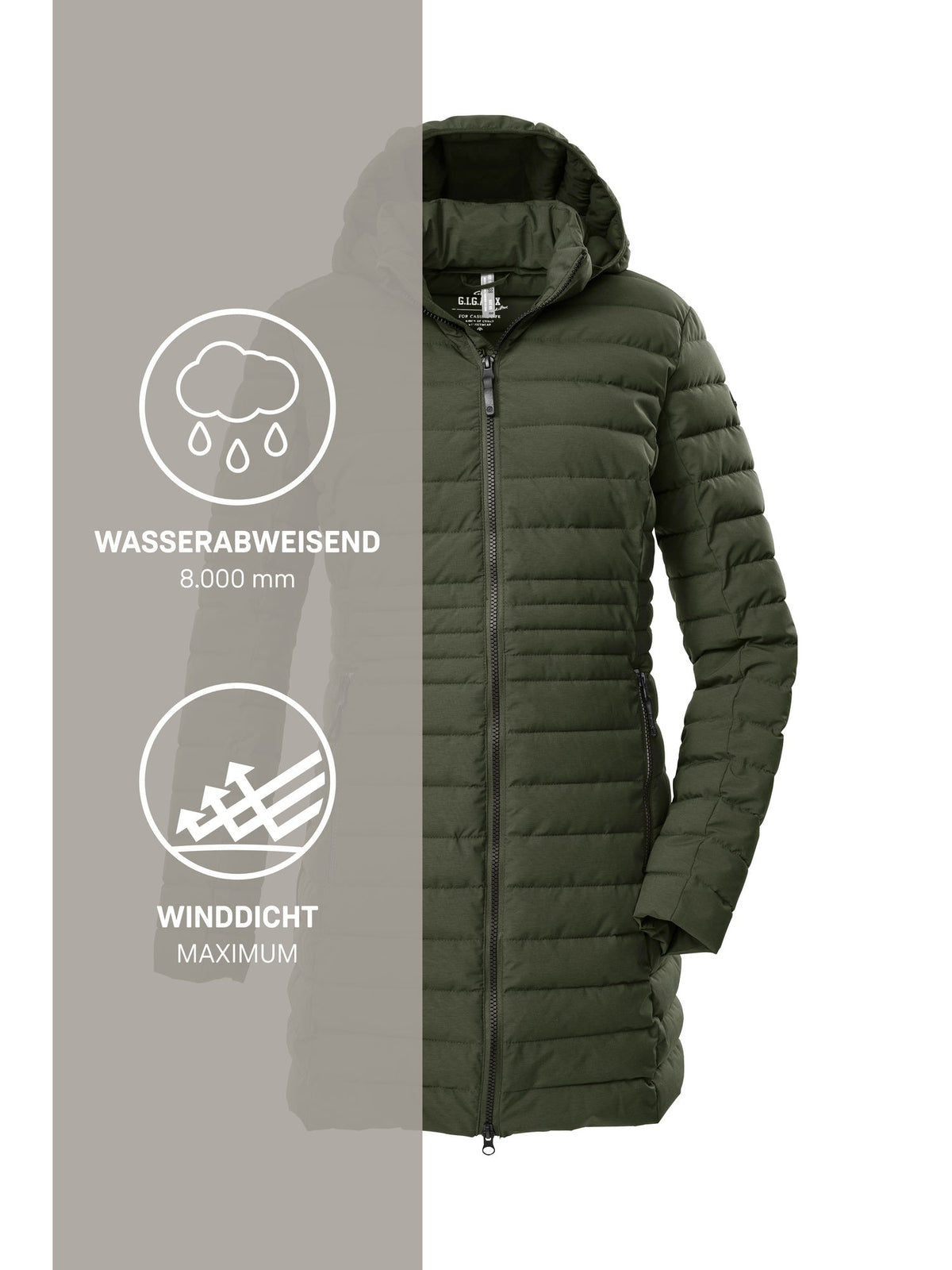 Women's Quilted parka GW 77 WMN QLTD PRK