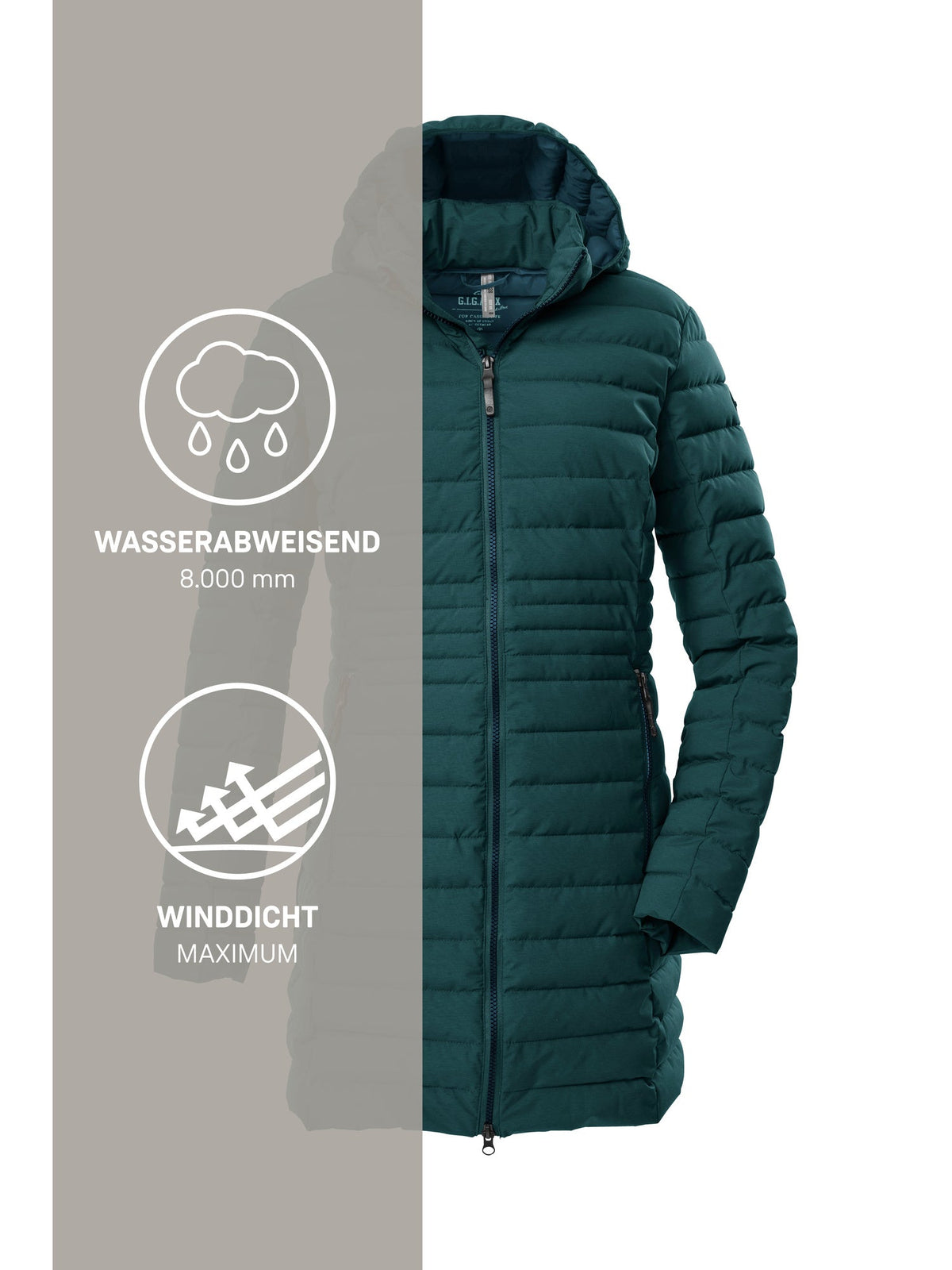 Women's Quilted parka GW 77 WMN QLTD PRK