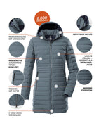 Women's Quilted parka GW 77 WMN QLTD PRK
