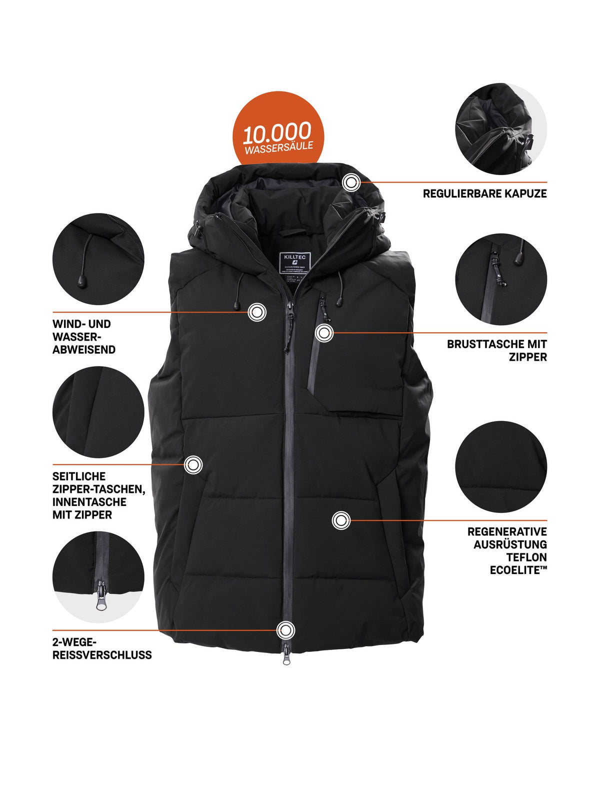 Men's Quilted vest KOW 4 MN QLTD VST