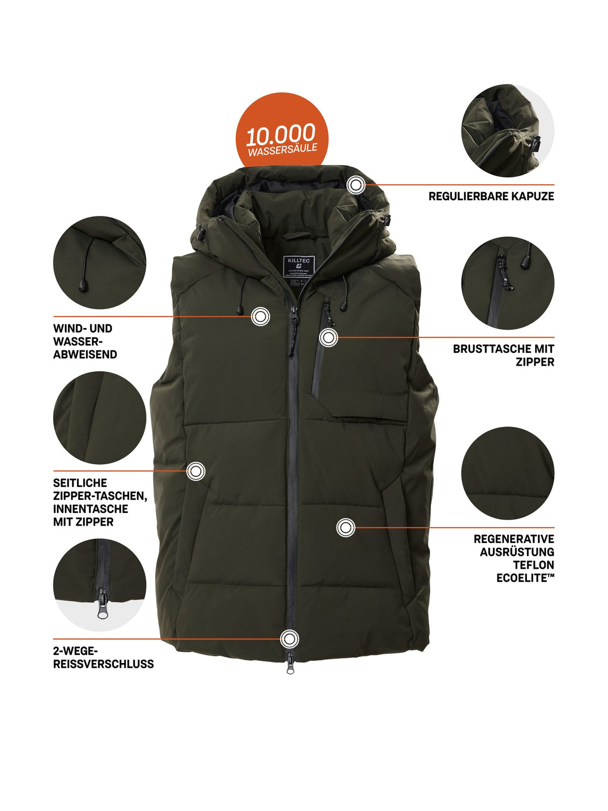 Men's Quilted vest KOW 4 MN QLTD VST