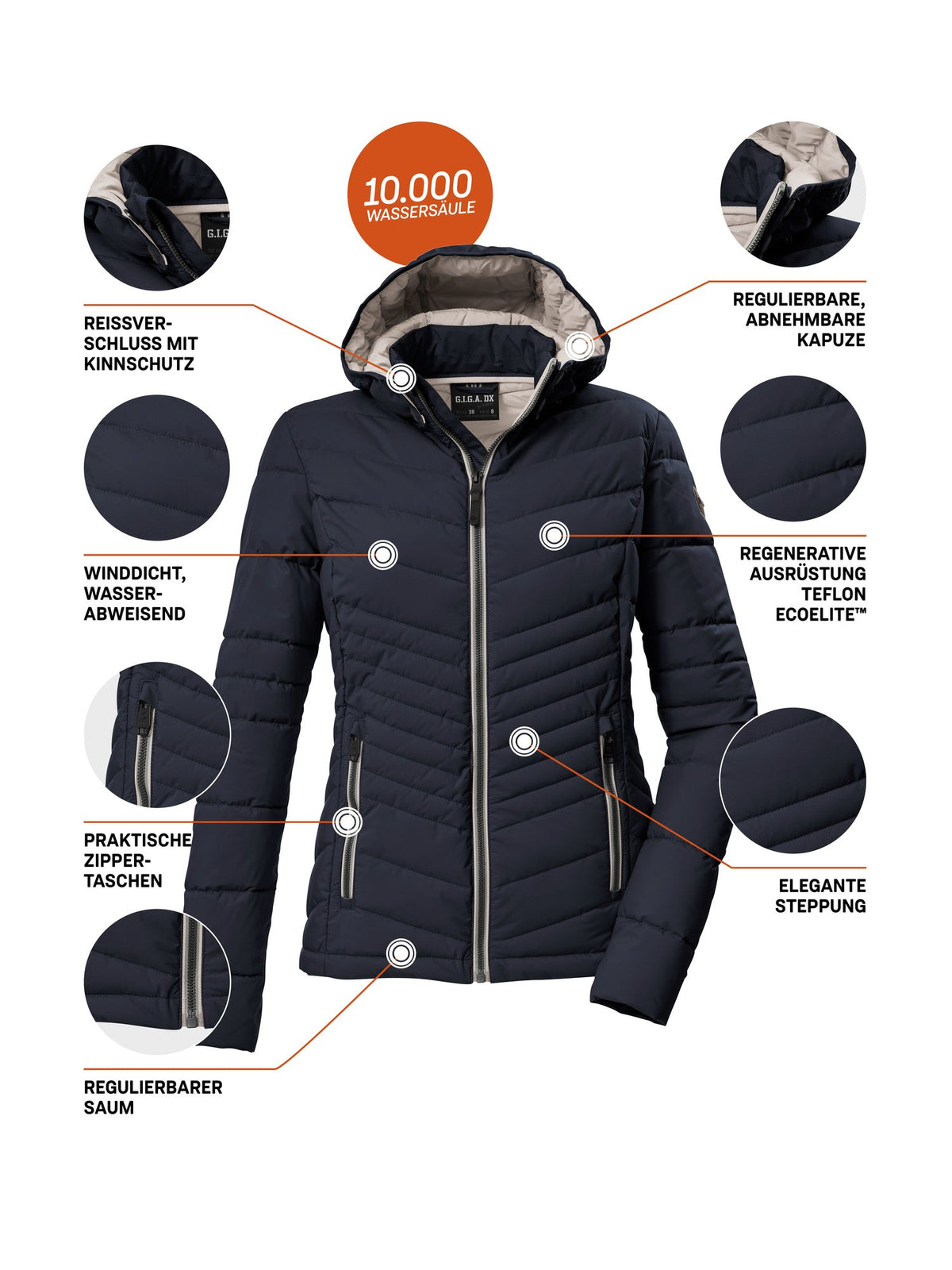 Women's Quilted jacket GS 91 WMN QLTD JCKT