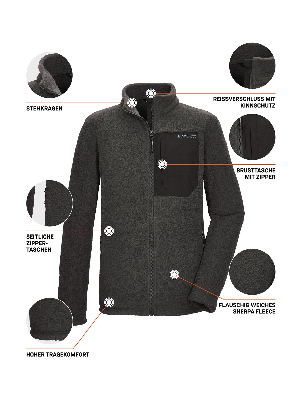 Men's Fleece jacket KOW 29 MN FLC JCKT