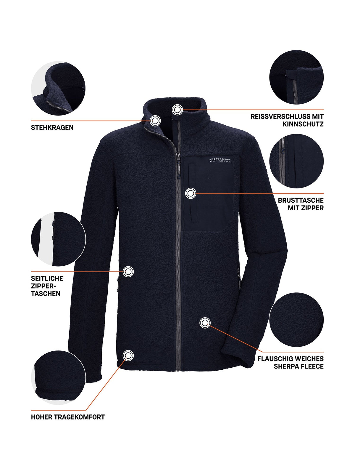 Men's Fleece jacket KOW 29 MN FLC JCKT