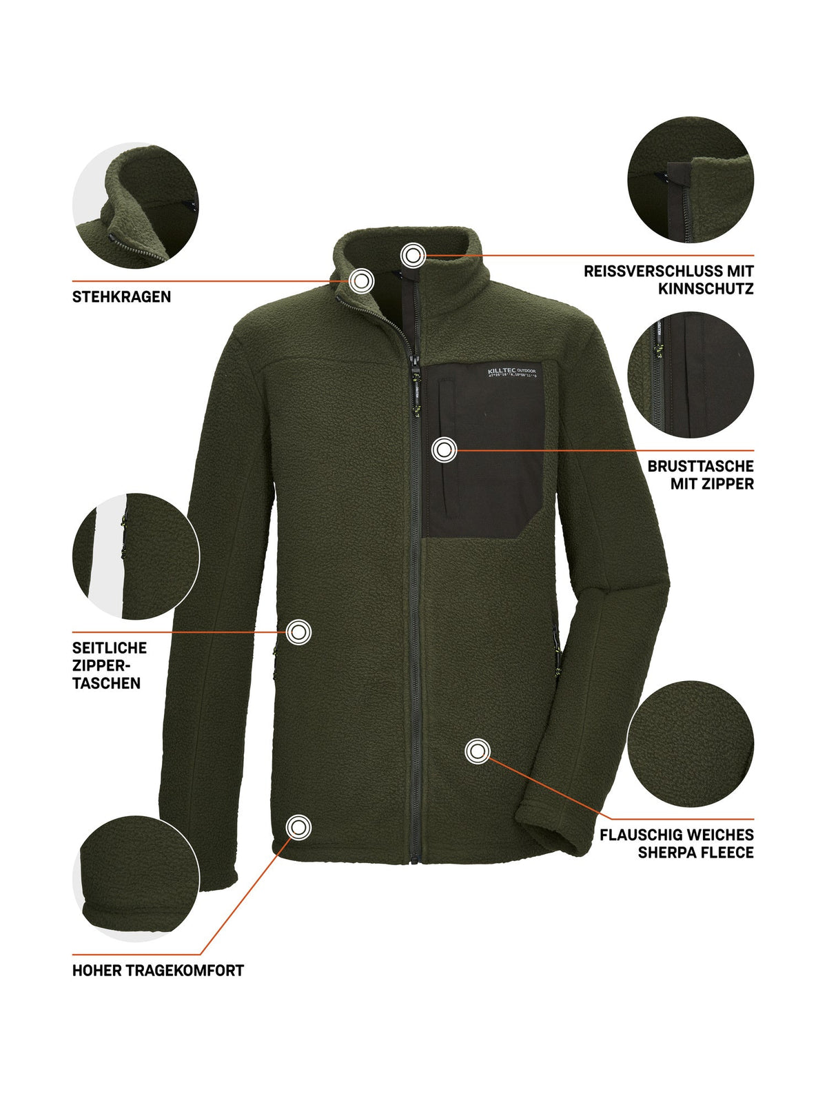 Men's Fleece jacket KOW 29 MN FLC JCKT