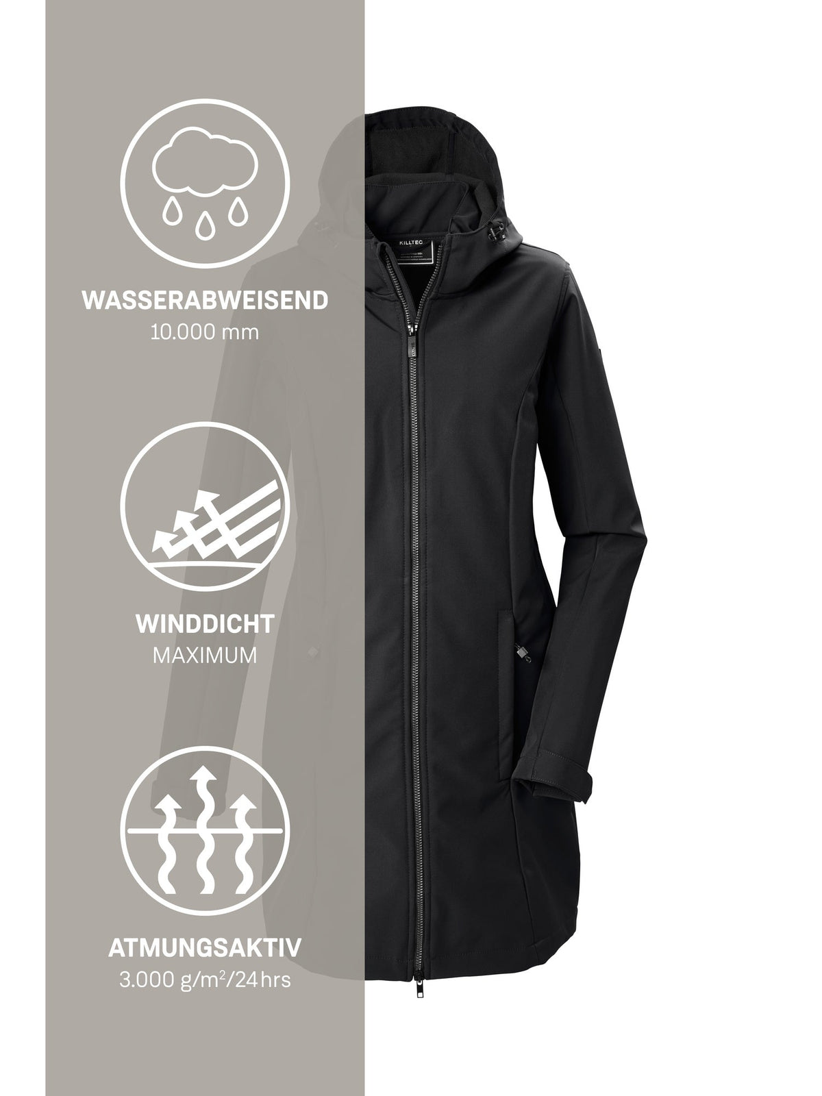 Women's Softshell parka KOW 10 WMN SFTSHLL PRK