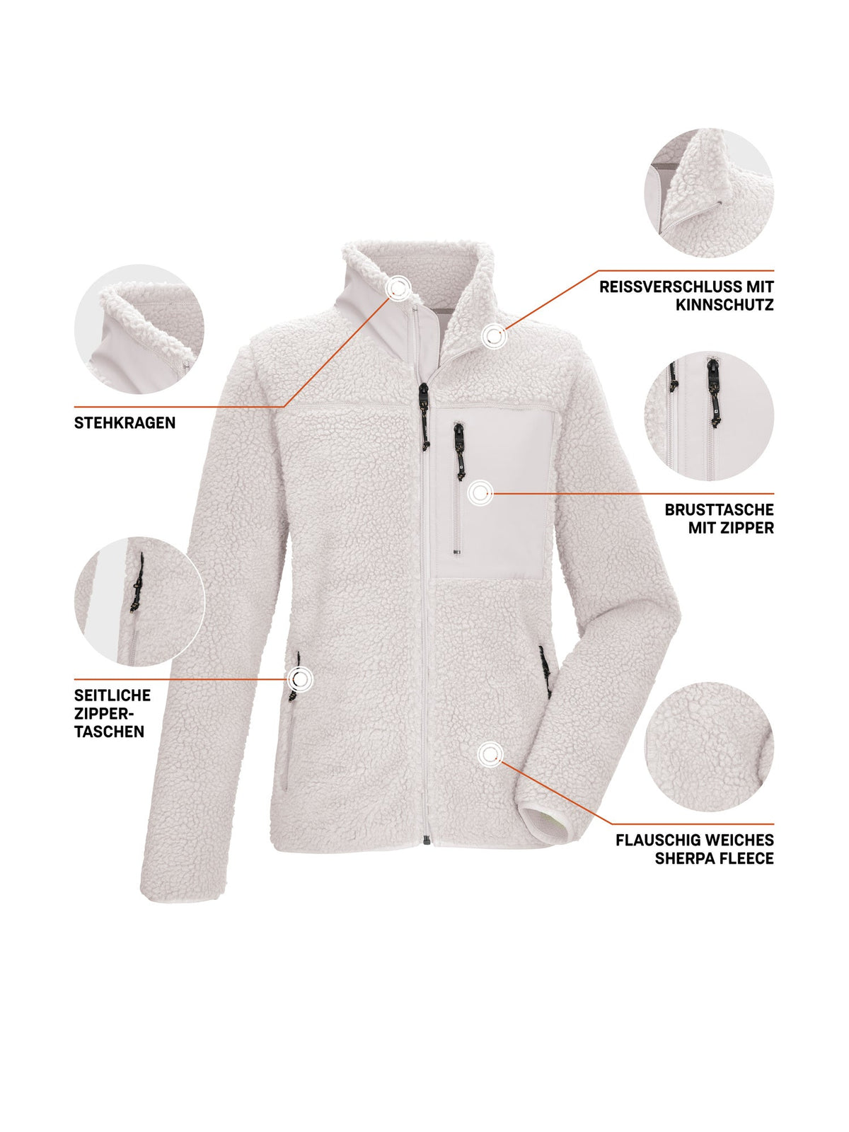 Women's Fleece jacket KOW 23 WMN FLC JCKT
