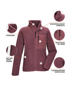 Women's Fleece jacket KOW 23 WMN FLC JCKT