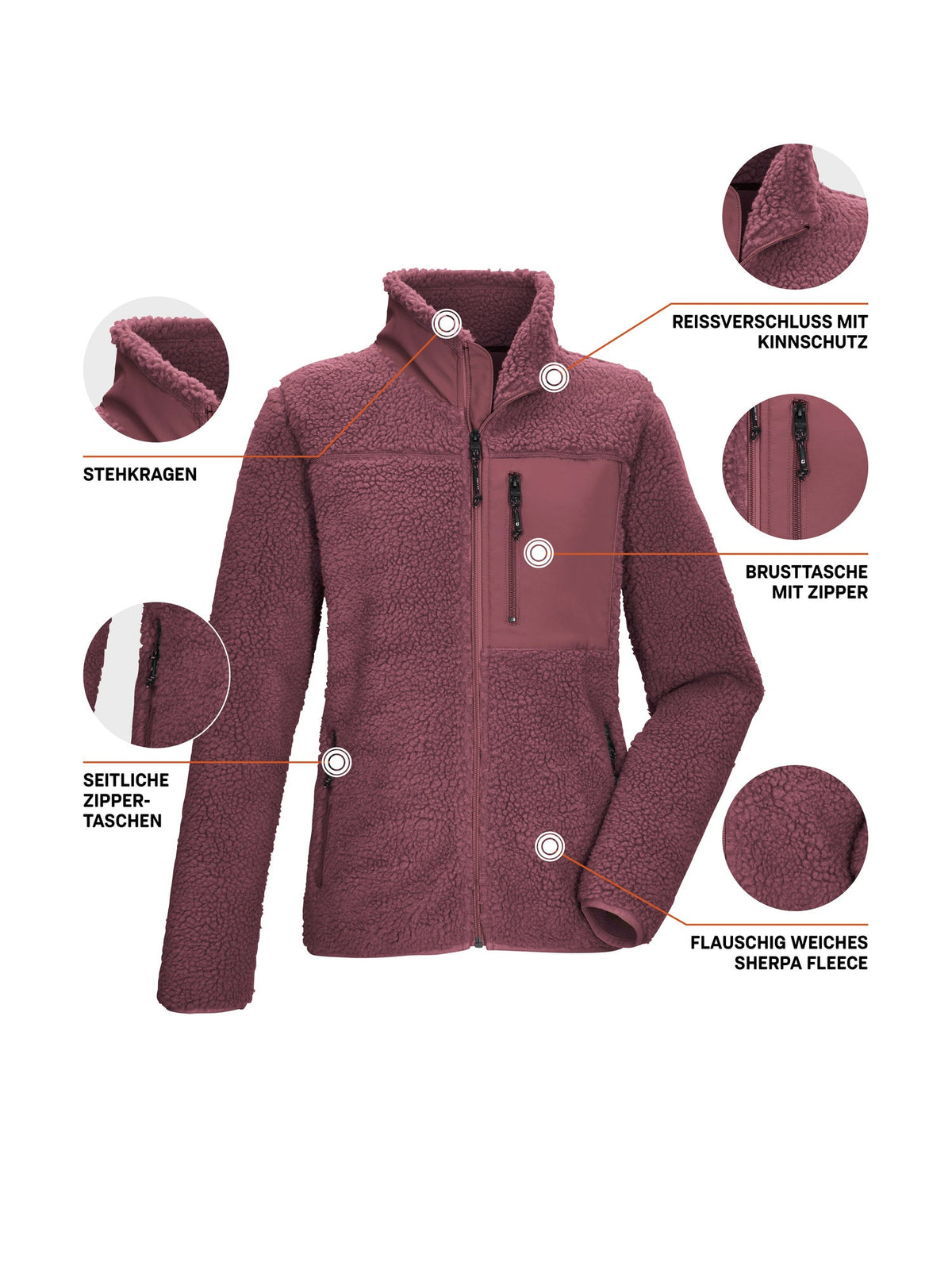 Women's Fleece jacket KOW 23 WMN FLC JCKT