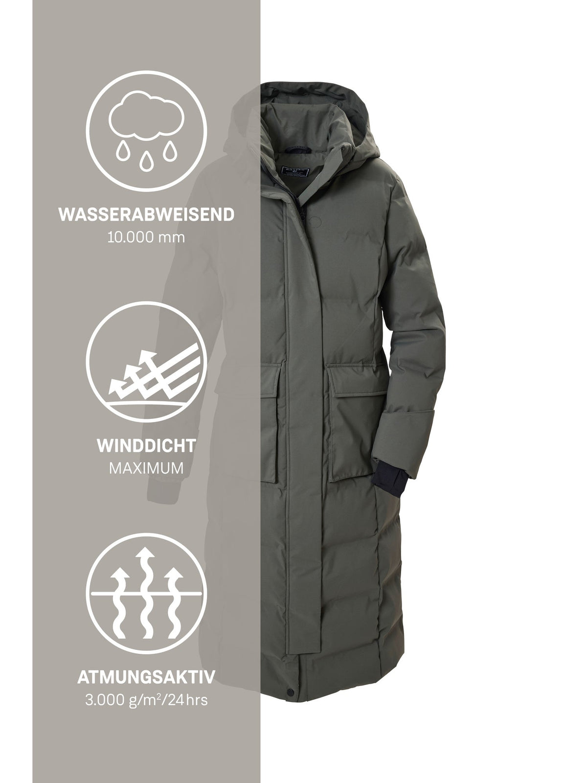 Women's Quilted coat KOW 37 WMN QLTD CT