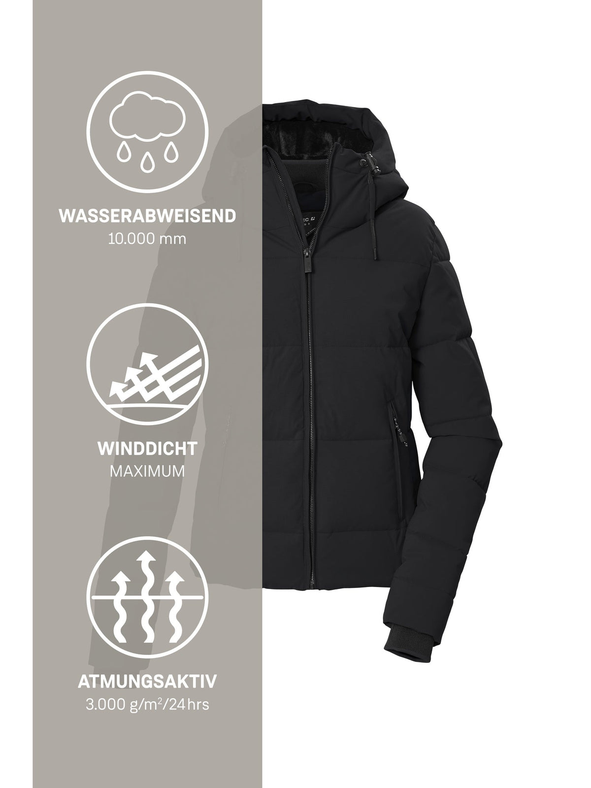 Women's Quilted jacket KOW 224 WMN QLTD JCKT