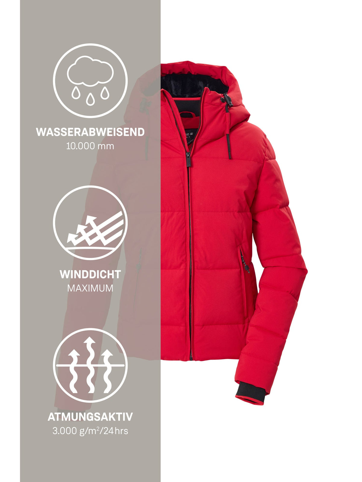 Women's Quilted jacket KOW 224 WMN QLTD JCKT