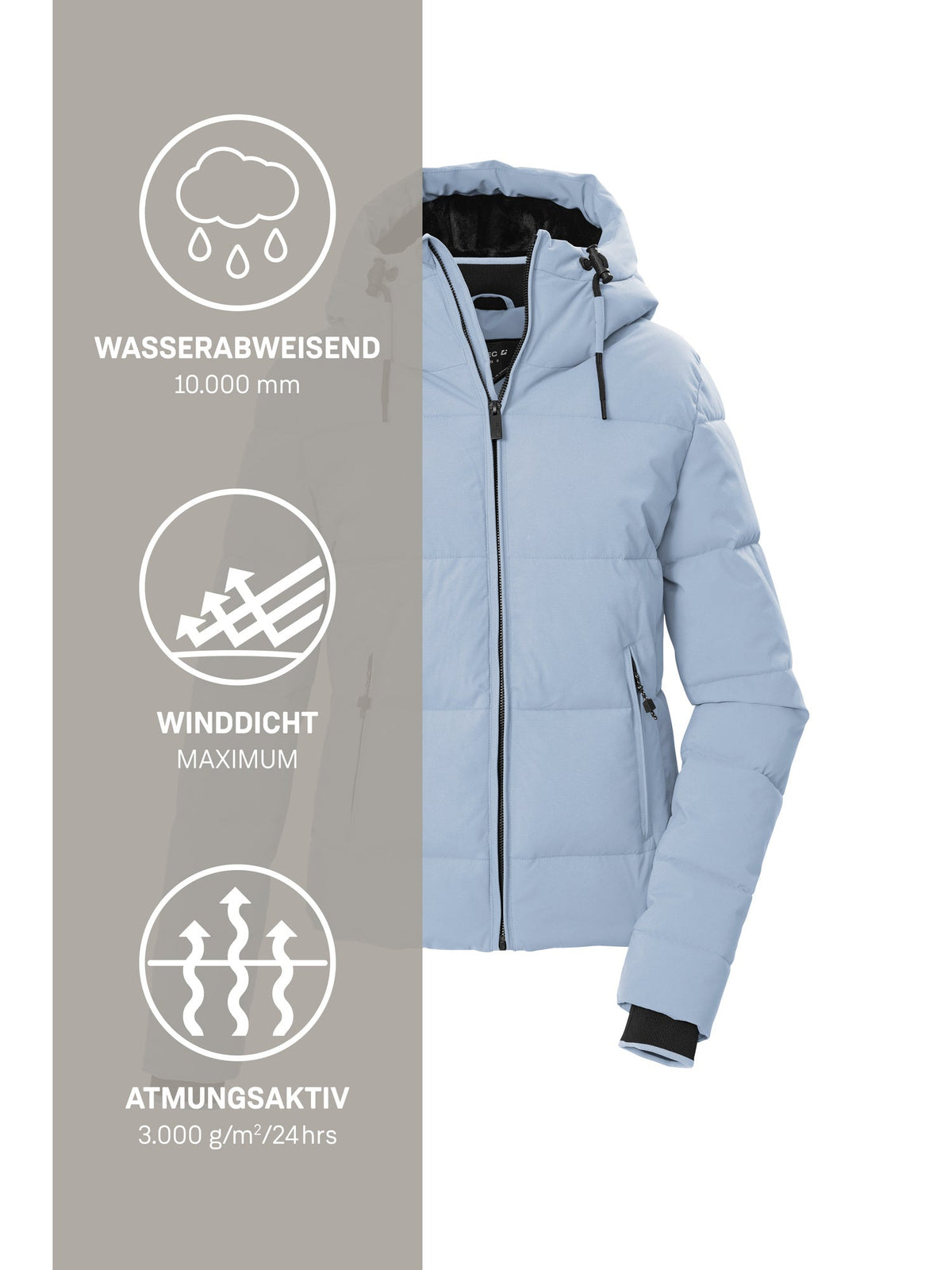 Women's Quilted jacket KOW 224 WMN QLTD JCKT