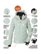 Women's Quilted ski jacket KSW 109 WMN SKI QLTD JCKT