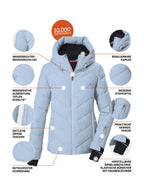 Women's Quilted ski jacket KSW 109 WMN SKI QLTD JCKT