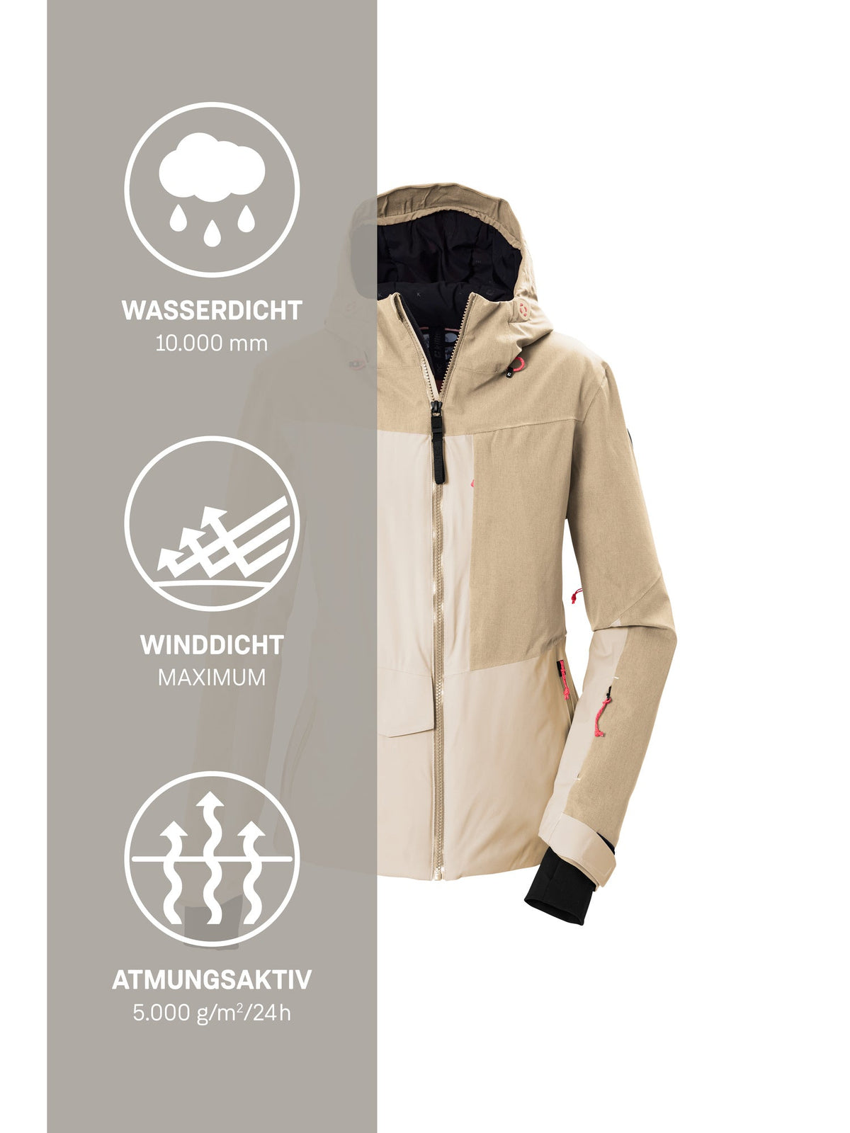 Women's Ski jacket KSW 227 WMN SKI JCKT